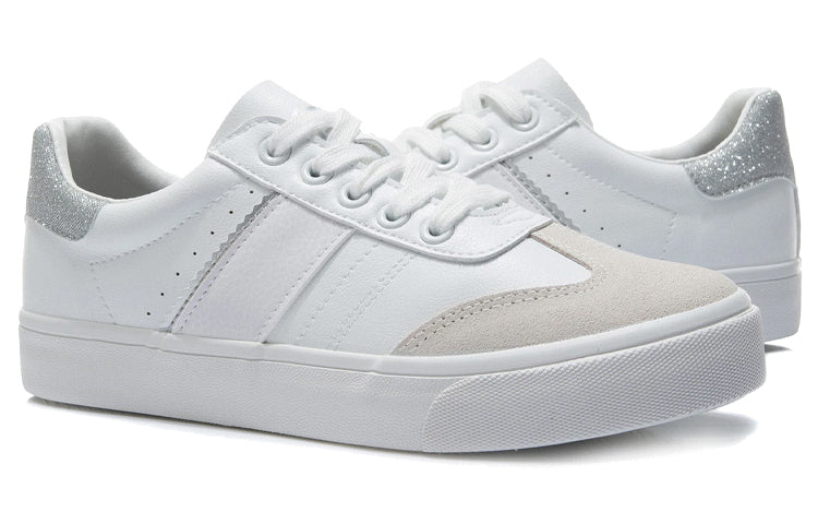 (WMNS) Li-Ning VULC Lite 'White Silver' AGCR340-1