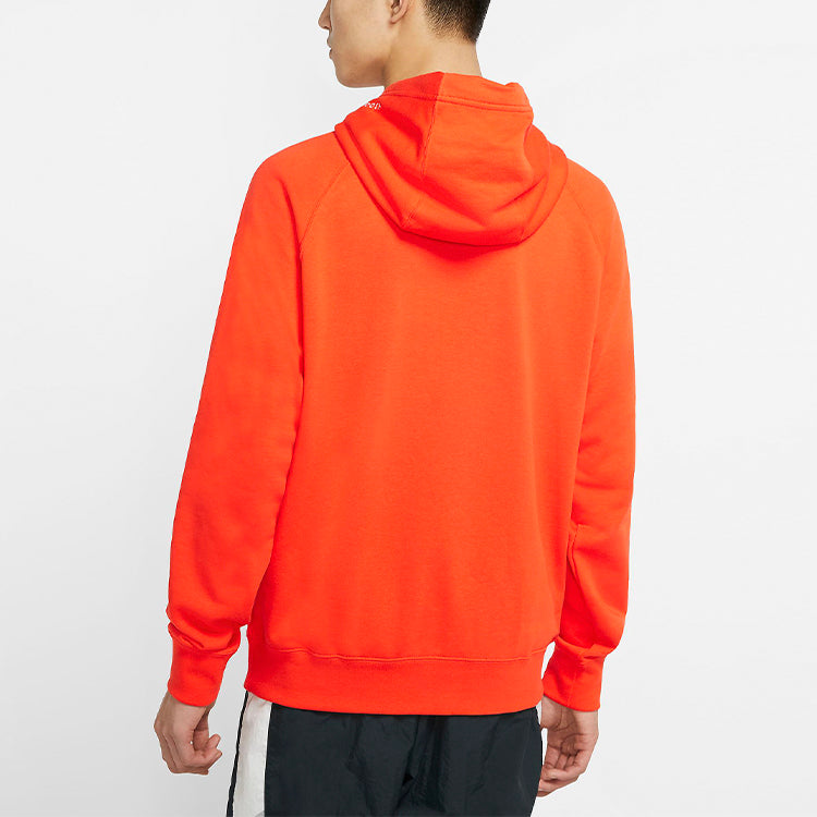 Nike Sportswear Swoosh Large Printing Pullover Orange Red Orangered CJ4864-891