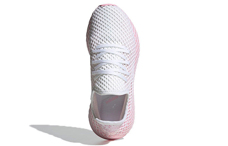 (WMNS) adidas originals Deerupt Runner 'White Pink' EG5368