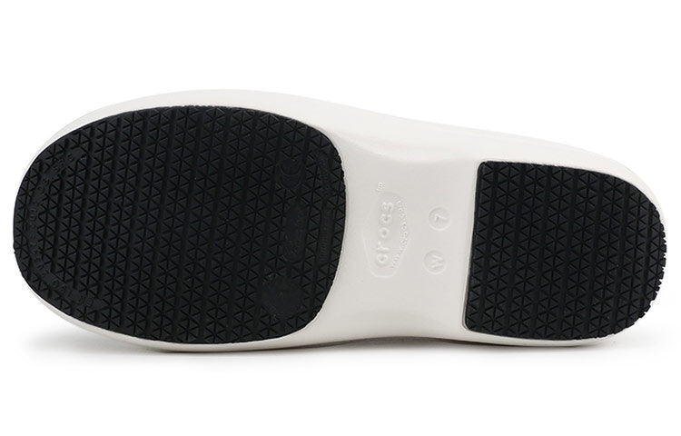 (WMNS) Crocs Cozy Thick Sole White Sandals 204045-100