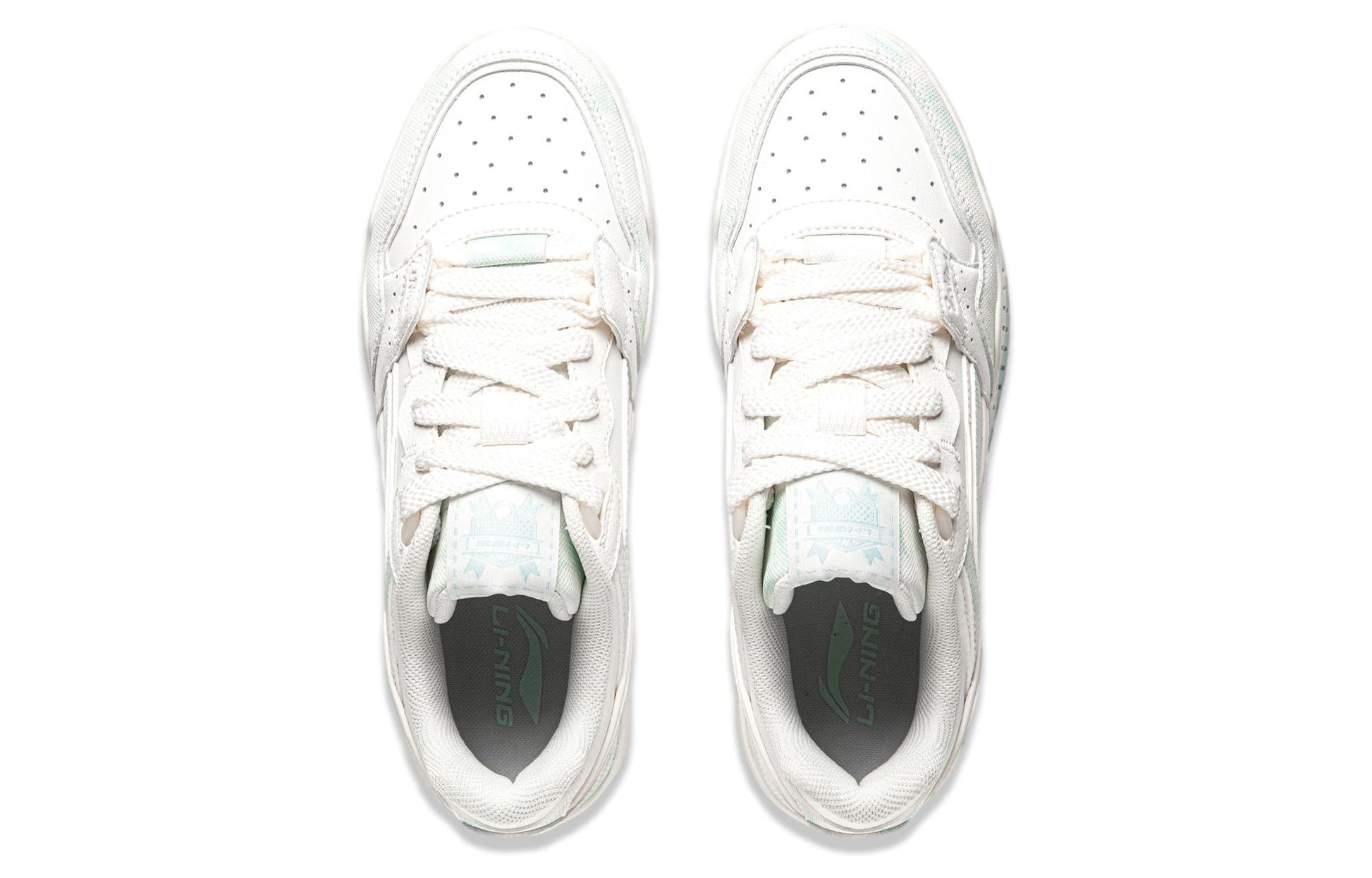 (WMNS) Li-Ning Yuebai Skateboarding Shoes 'White Blue' AGCS252-26