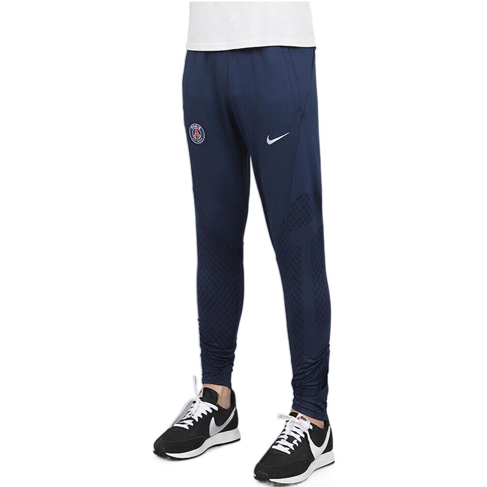 Men's Nike Solid Color Logo Soccer/Football Sports Pants/Trousers/Joggers Paris Saint-Germain Autumn Blue DJ8550-410
