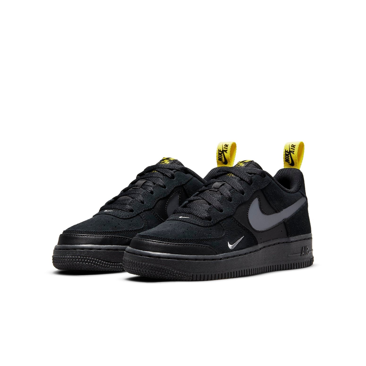 (GS) Nike Air Force 1 Low 'Cut Out Swoosh - Grey' DQ1097-002