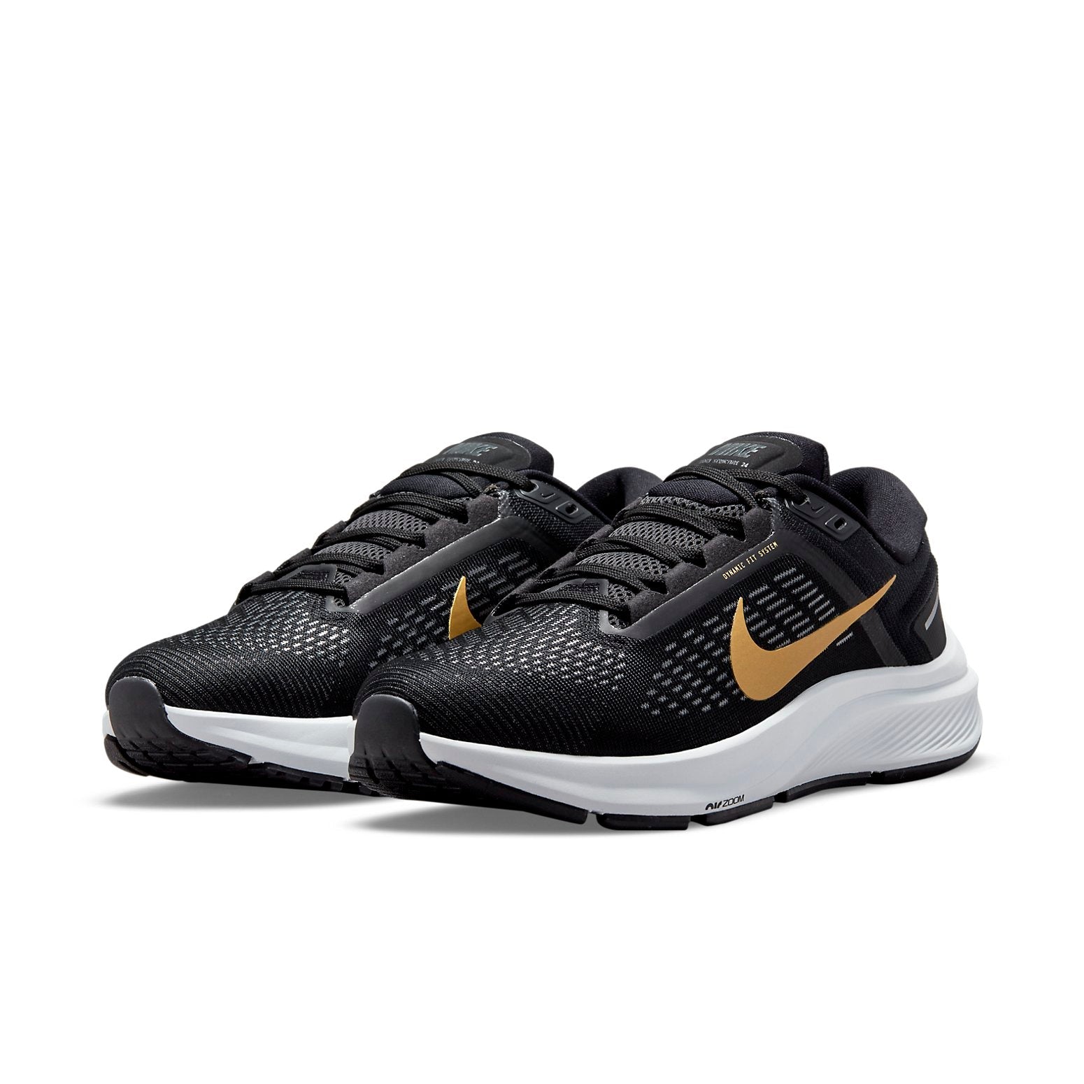 (WMNS) Nike Air Zoom Structure 24 'Black Metallic Gold Coin' DA8570-003