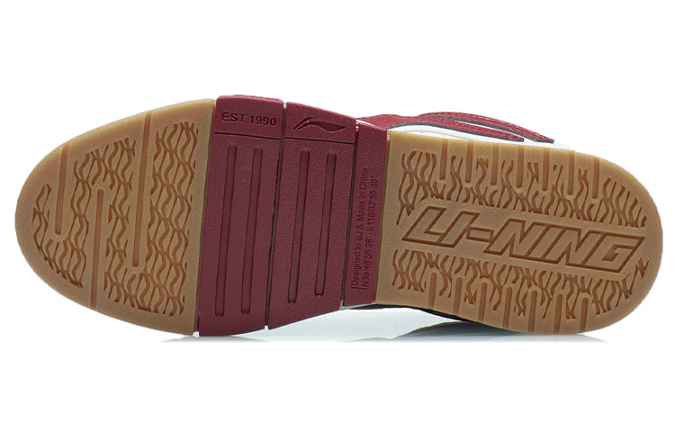 (WMNS) Li-Ning Wave Pro 'White Red Gum' AECR074-4