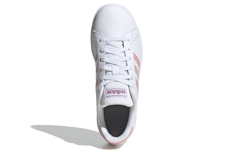(GS) adidas neo Grand Court K 'White Rose Pink' FY3990