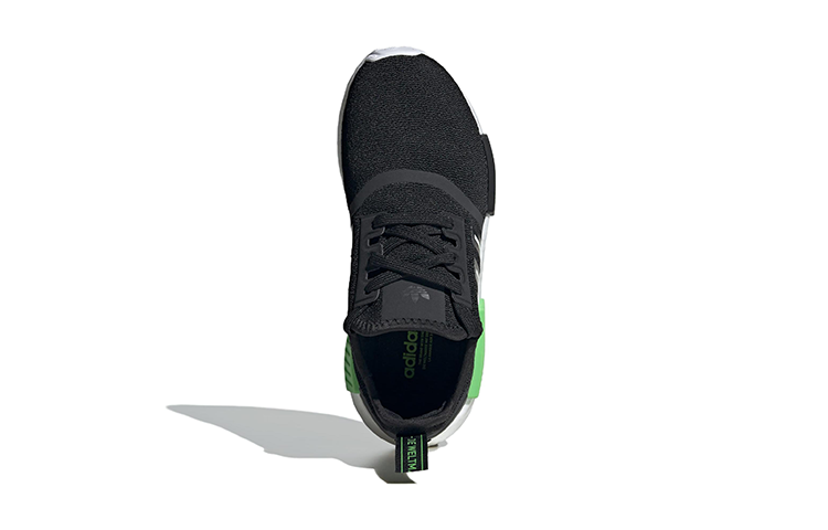 (GS) adidas NMD_R1 'Black Lucid Lime' IG9971