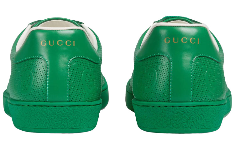 Gucci Ace Series G Printing Sports Shoe 'Green' 625787-1XK10-3727