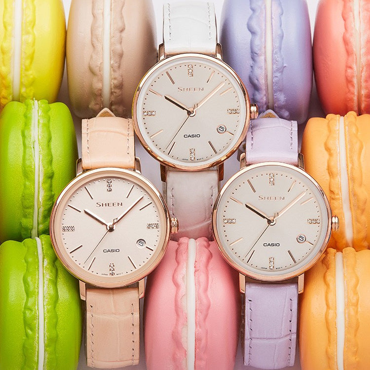 Casio Sheen Elegant Analog Watch 'Pink Gold' SHE-4048PGL-6A