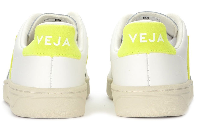 Veja V-12 Leather 'Extra White Neon Green' XD022649
