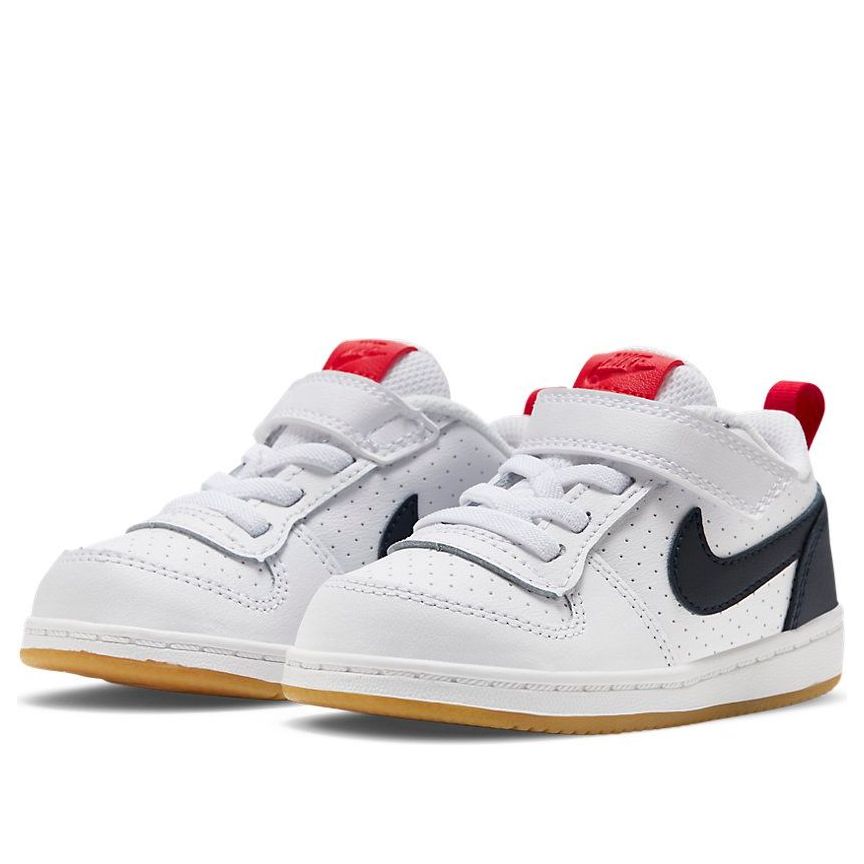 (TD) Nike Court Borough Low 'White Blue Red' 870029-105