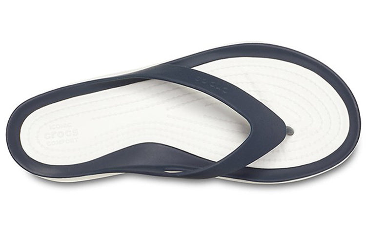 (WMNS) Crocs Casual Cozy Flip-Flops Deep Blue 204974-462