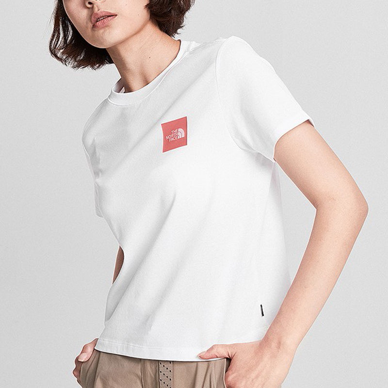 THE NORTH FACE Outdoor hygroscopic Sweat-Wicking Short Sleeve White 499Y-FN4