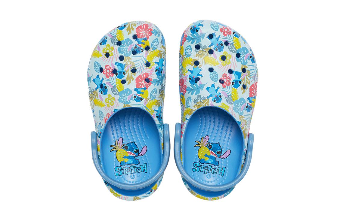 (TD) Crocs x Disney Classic Clog 'Stitch Hawaiian Print' 209471-4TB