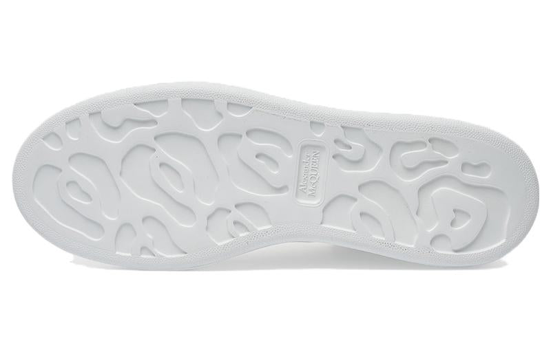 (WMNS) Alexander McQueen Oversized Sneaker 'White Ink Blue' 621056WHXMT9164
