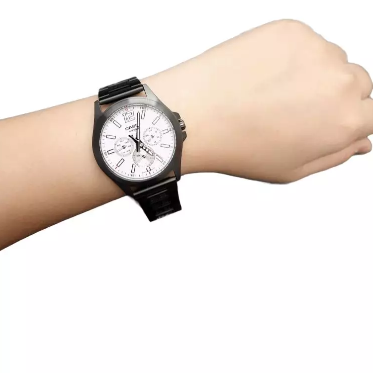 CASIO Analog 'Black' MTP-E350B-7BV