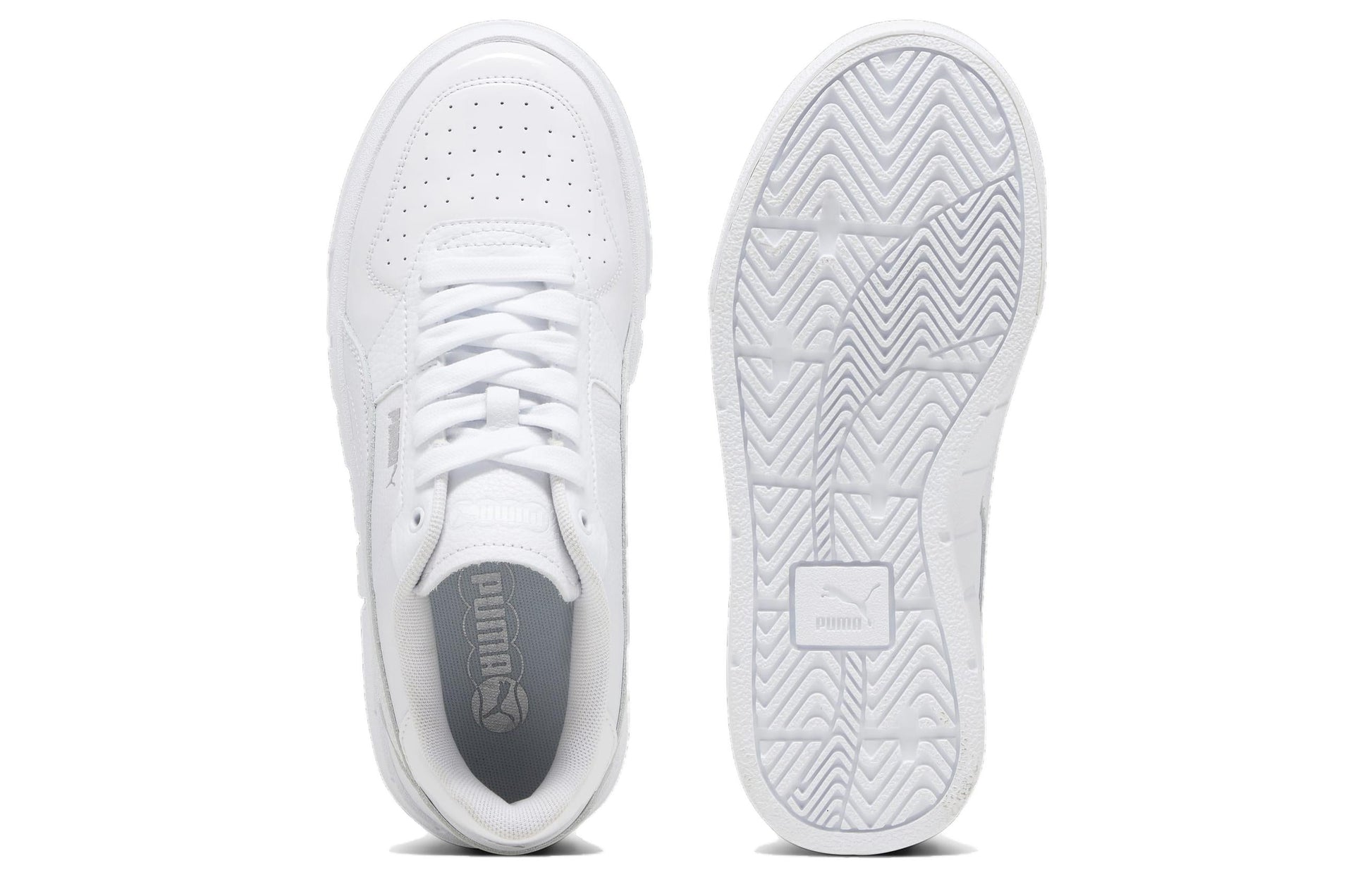 (WMNS) PUMA Cali Court Patent Shoes 'Triple White' 394755-02