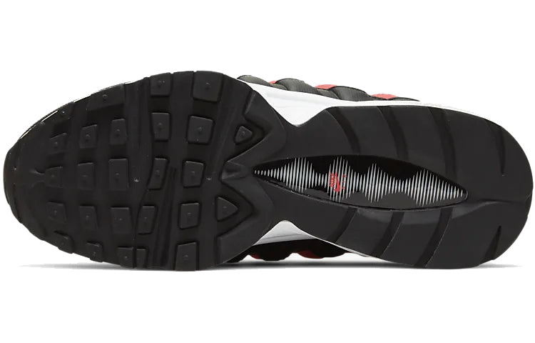 (GS) Nike Air Max 95 'White Bright Crimson' 905348-105