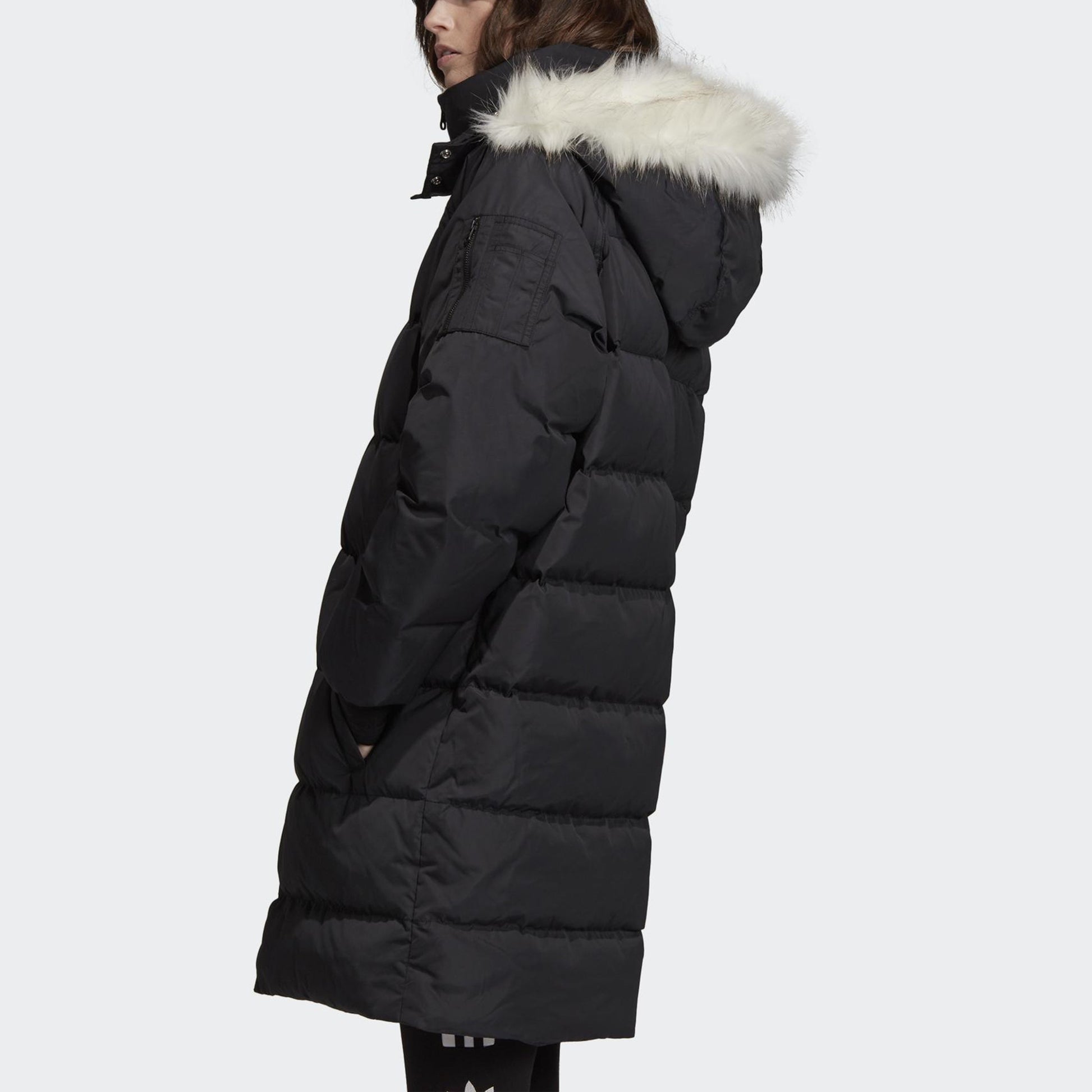 (WMNS) adidas originals Bellista Long Bomber 'Black' FL0042