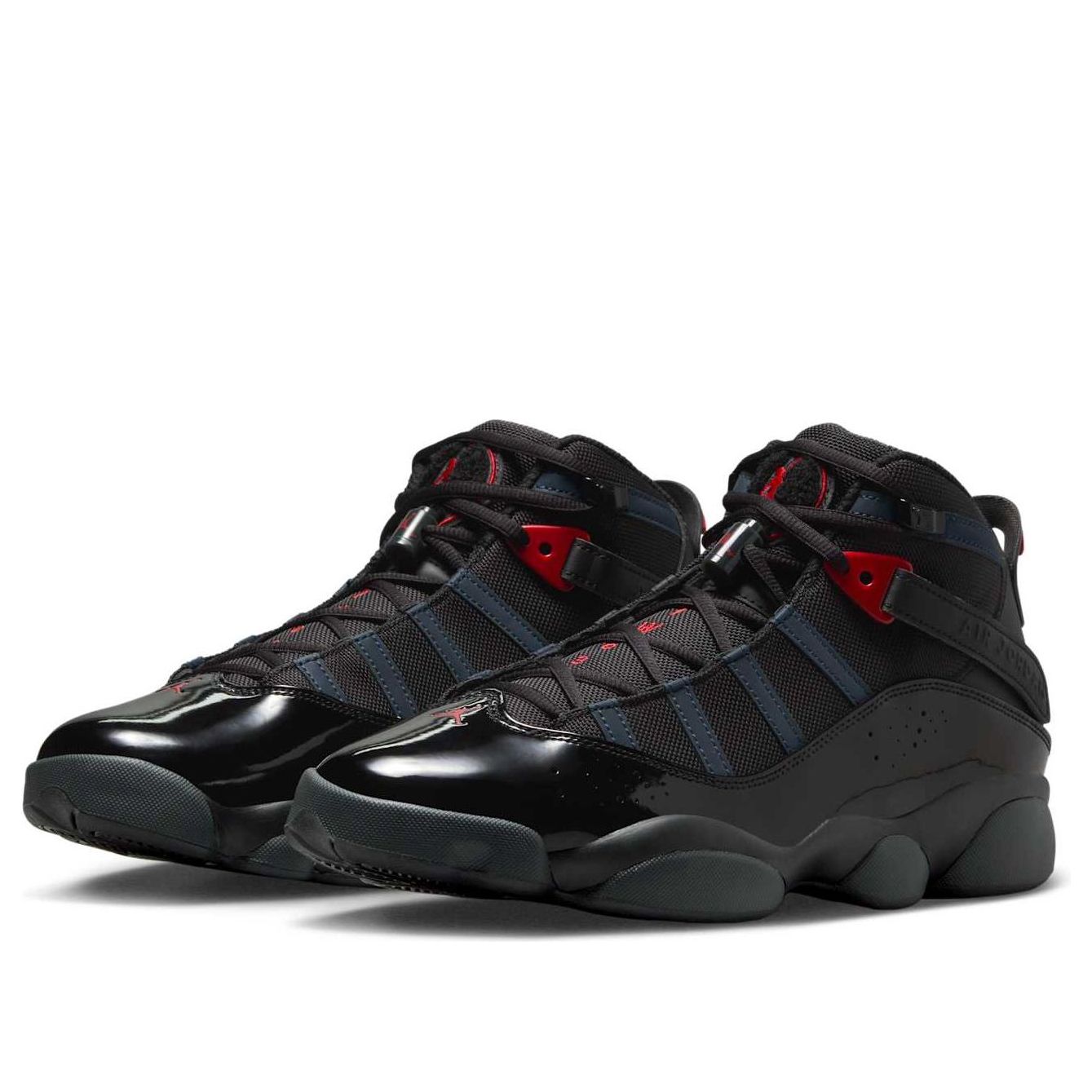 Air Jordan 6 Rings 'Black Anthracite Red' 322992-026