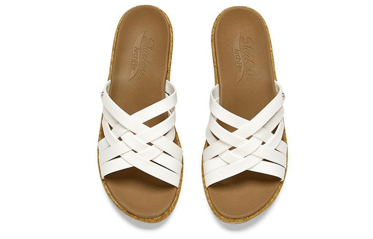 (WMNS) Skechers Arch Fit Beverlee 'White' 119258-WHT