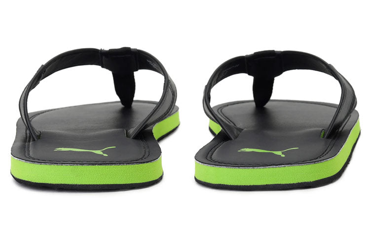 PUMA Stamp IDP Sandals Black/Green 380447-01