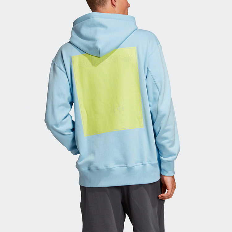 adidas originals Kaval Series Printing Logo Casual Sports Pullover Blue DV1941
