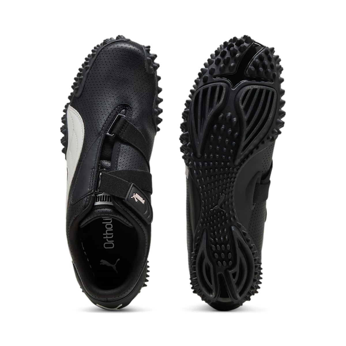 PUMA Mostro Perforated Leather 'Black White' 397331-02
