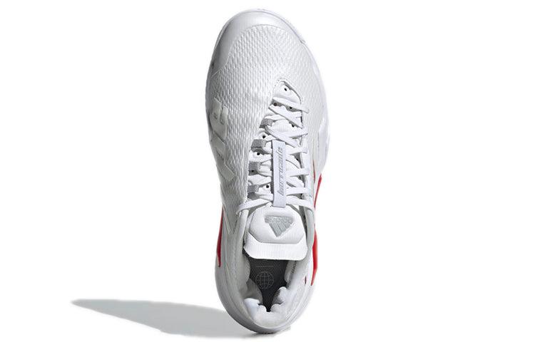 (WMNS) adidas Barricade 'White Silver Metallic Red' GW5034