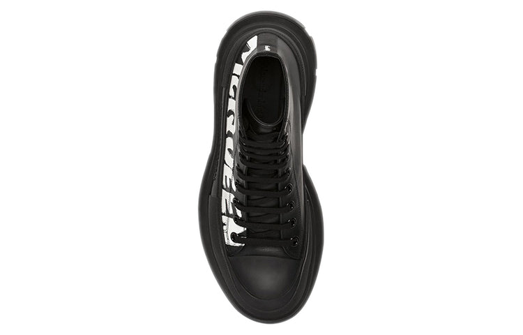 Alexander McQueen Ankle Boots 'Black White' 682422WIABD1070