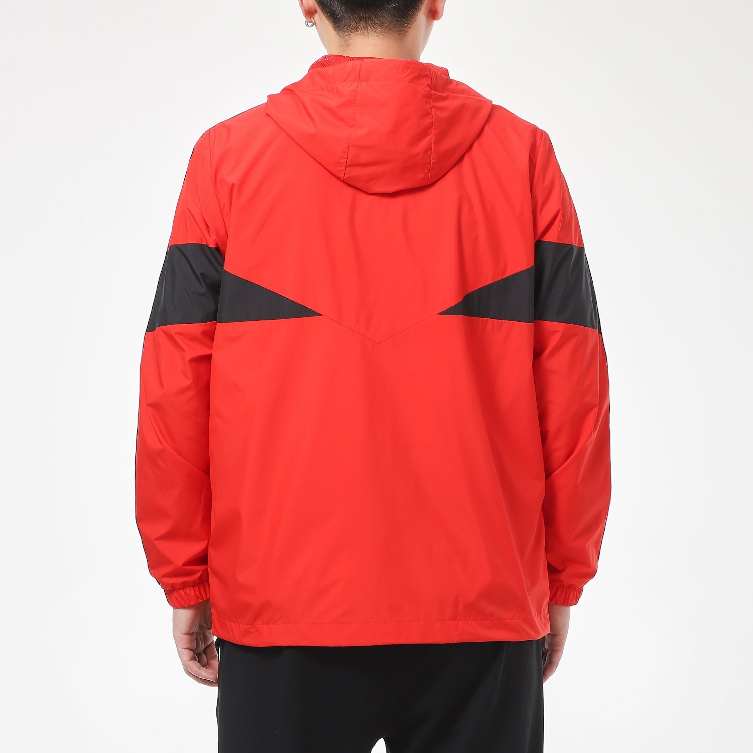 adidas neo Casual Sports Windproof Woven Hooded Jacket Red GP5708