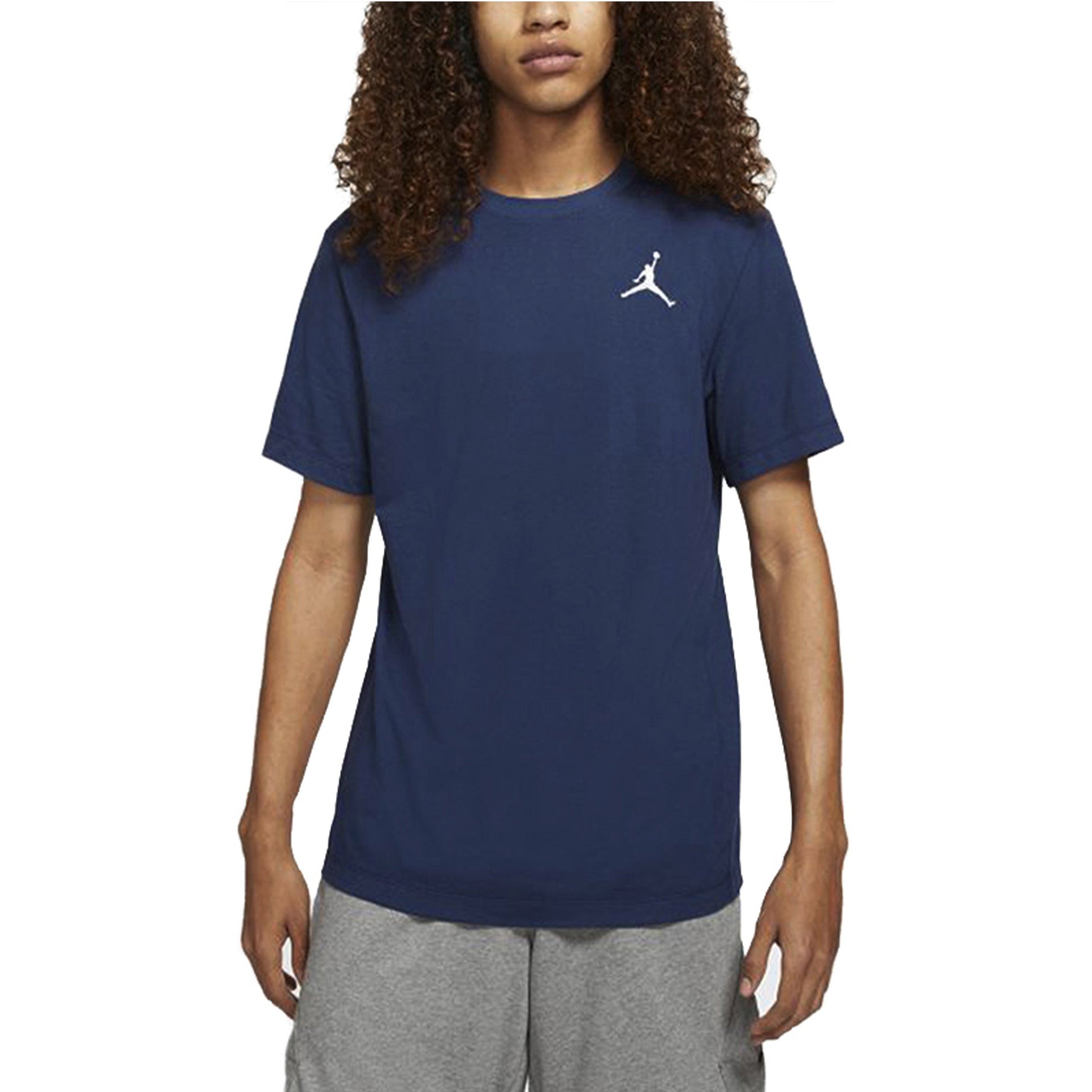 Nike AS Men's J JUMPMAN EMB SS Crew MIDNIGHT Navy DC7486-410