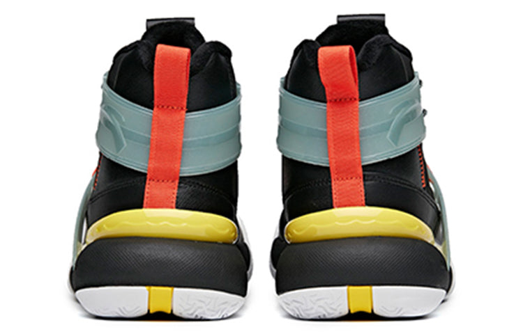 ANTA Shock the Game 4.0 Fleeced High Top 'Black Green Orange' 112041650-2