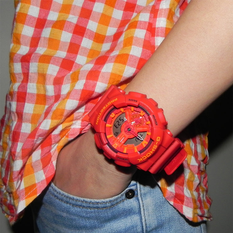 CASIO G-Shock Digital-Analog 'Red' GA-110AC-4A