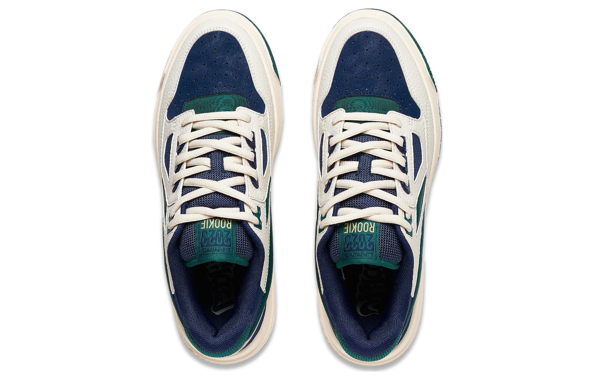 Li-Ning BadFive Rookie 2 Low 'Cream White Green' ABCT055-2