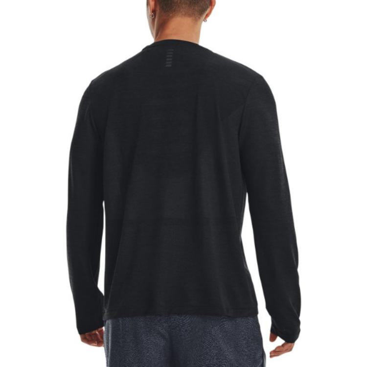 Under Armour Seamless Stride Long Sleeve 'Black' 1375693-001