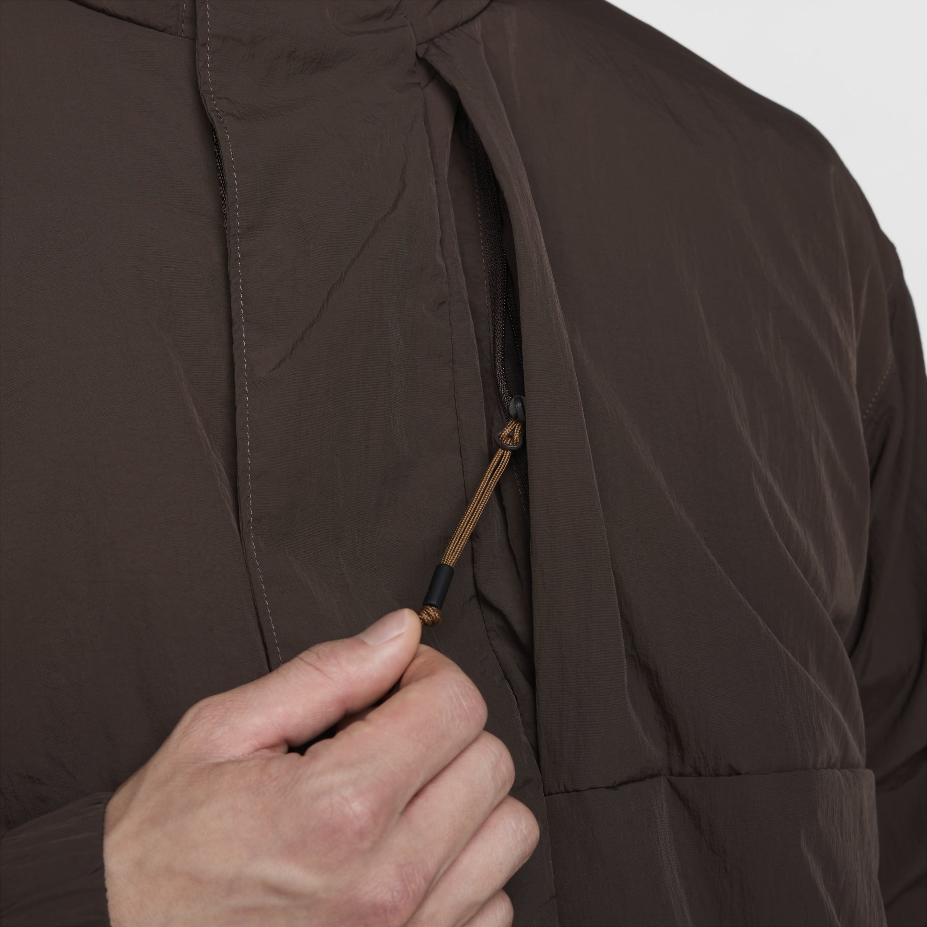 Nike Tech Jacket Asia Sizing 'Baroque Brown' FZ0715-237
