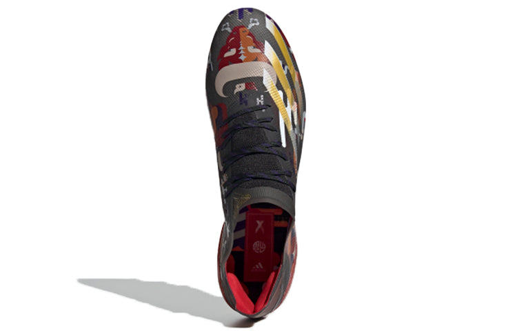 adidas X Ghosted.1 AG 'Black Gold Metallic Scarlet' G54892