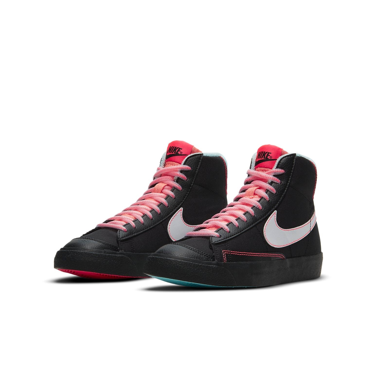 (GS) Nike Blazer Mid '77 'Black Atomic Pink' DD7710-001