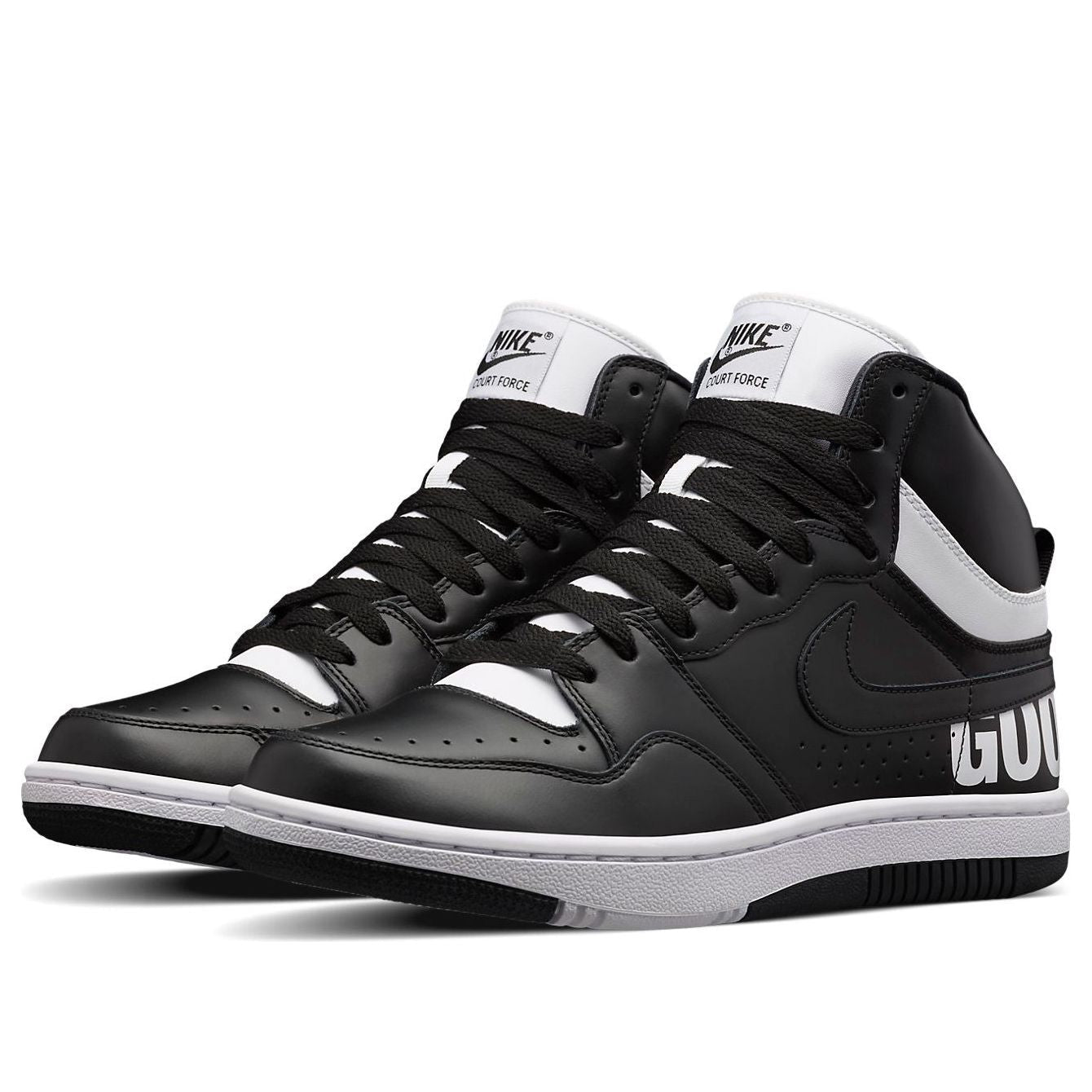Fragment Design x GOODENOUGH x NikeLab Court Force Sneakers Black/White 814913-001