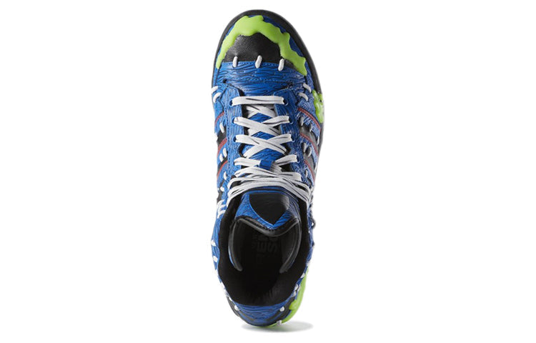 adidas originals Jeremy Scott Mad Logo Teeipo 'Blue Black' M18992