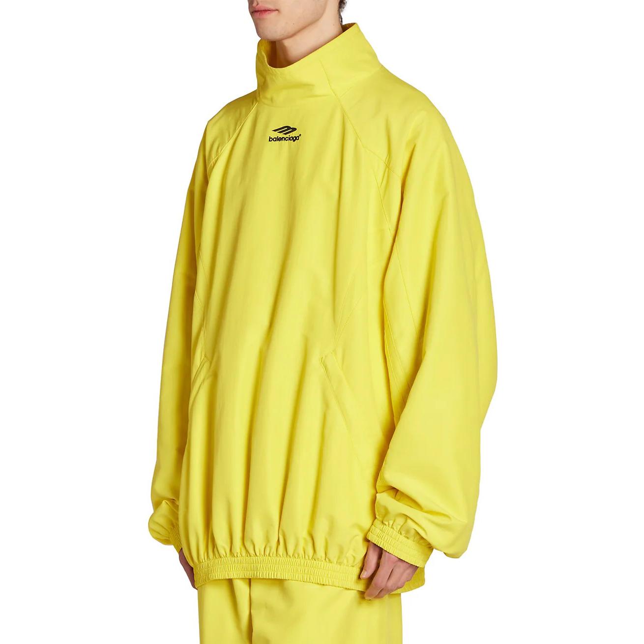 Balenciaga 3B Sports Icon Pull-Over Tracksuit Jacket 'Yellow' 720153TKO487640