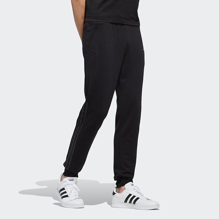 adidas neo M Fav 3s Tp Casual Sports Pants Black EI4466