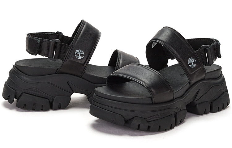 (WMNS) Timberland Adley Way Backstrap Sandals 'Black' A5URZW