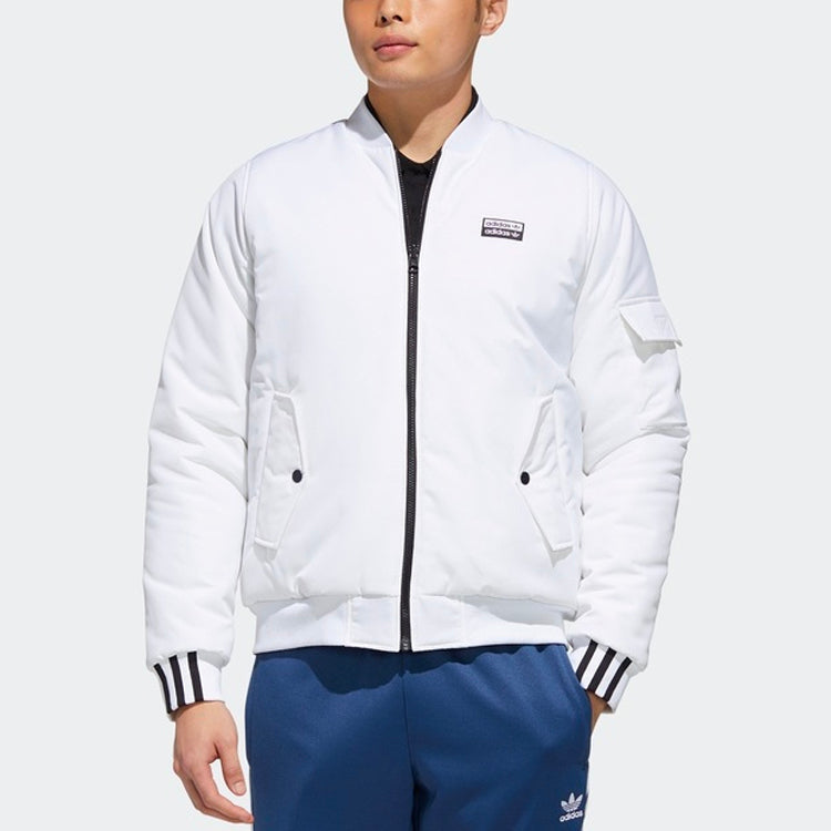 adidas originals Sports reversible aviator Jacket White FT6896