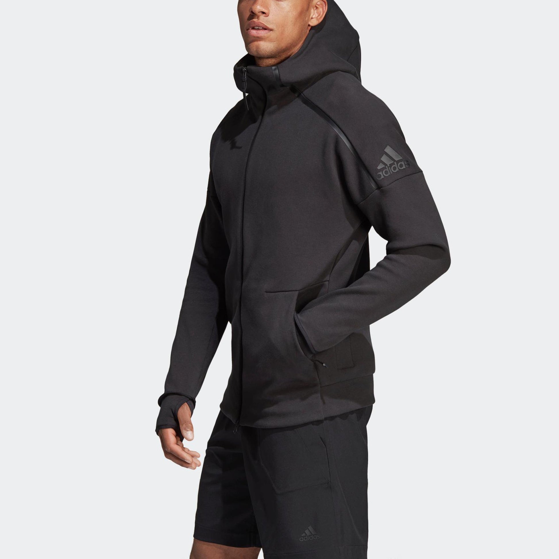 adidas Zne Hoody 2 Athleisure Casual Sports Hooded Jacket Black CW6482