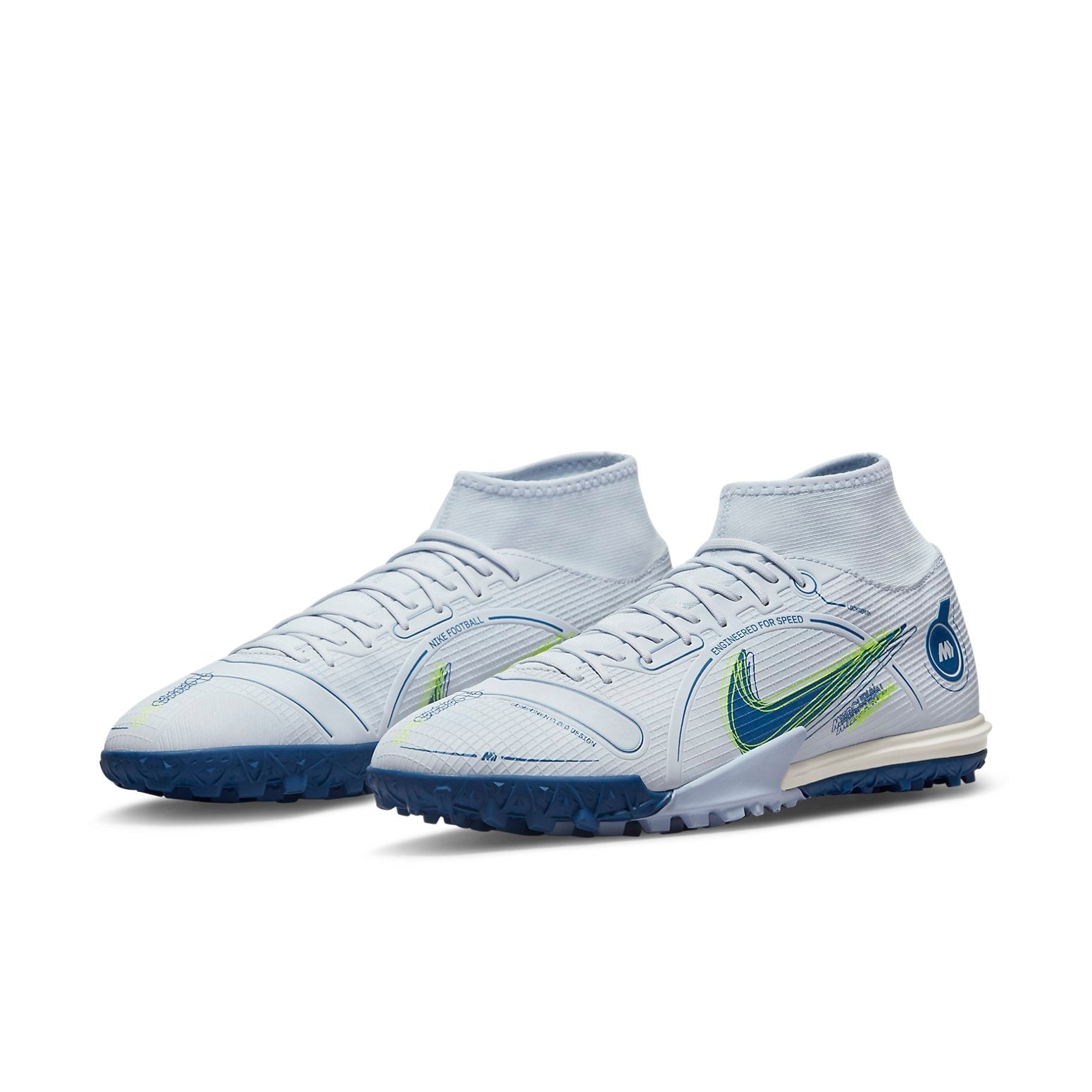 Nike Mercurial Superfly 8 Academy TF 'Grey Light Marine' DJ2878-054