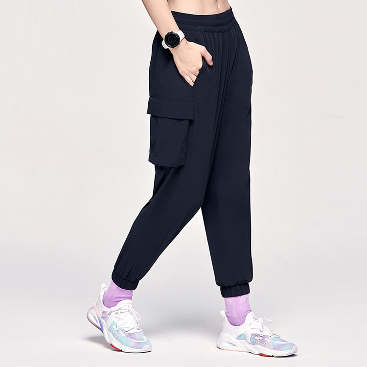 (WMNS) FILA Knit Bundle Feet Athleisure Casual Sports Pants Black A11W121808F-BK