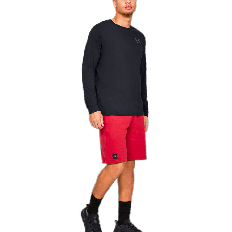 Under Armour Sportstyle Left Chest Long Sleeve T-shirt 'Black' 1329585-001