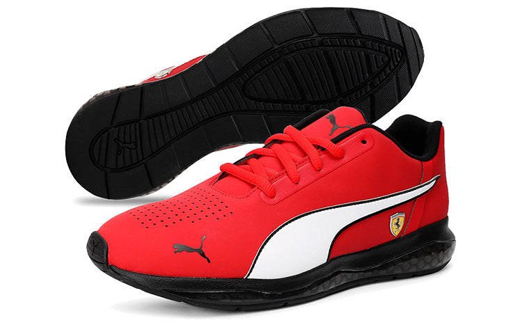 PUMA Ferrari Ultra Low Running Shoes White/Black/Red 339873-02
